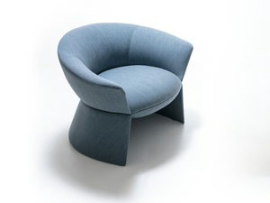 SWALE - Fabric armchair with with upholstered base _ La Cividina